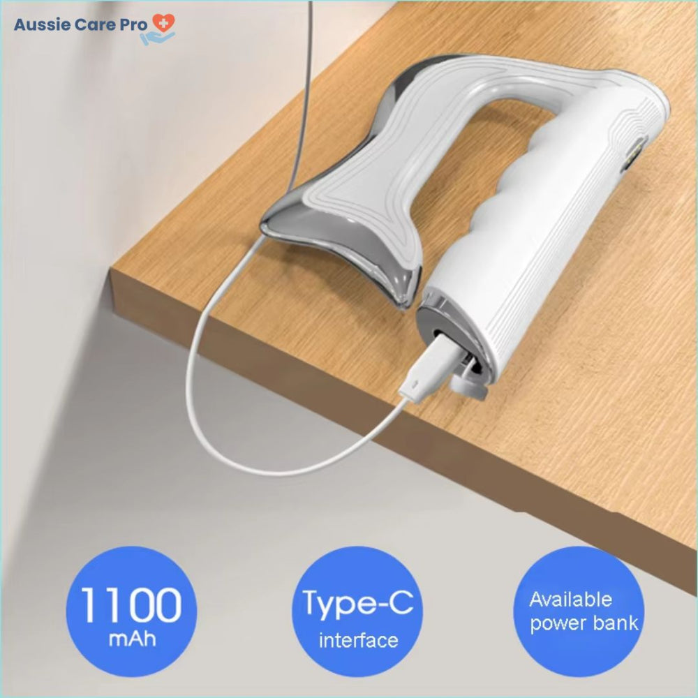 Electric Fascia Massager – Deep Tissue EMS Scraping Massage Tool for Pain Relief & Muscle Recovery