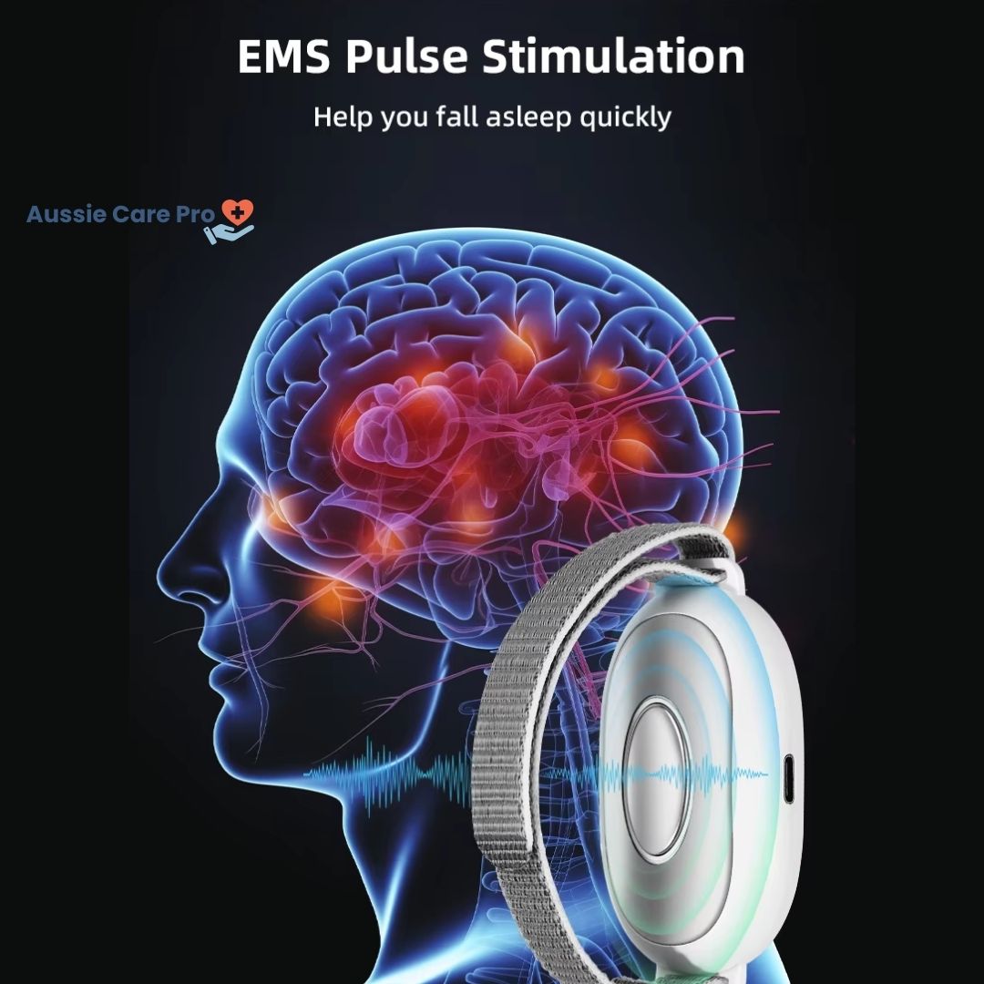 Microcurrent Sleep Aid Device – EMS Handheld Sleep Machine for Insomnia, Stress & Anxiety Relief