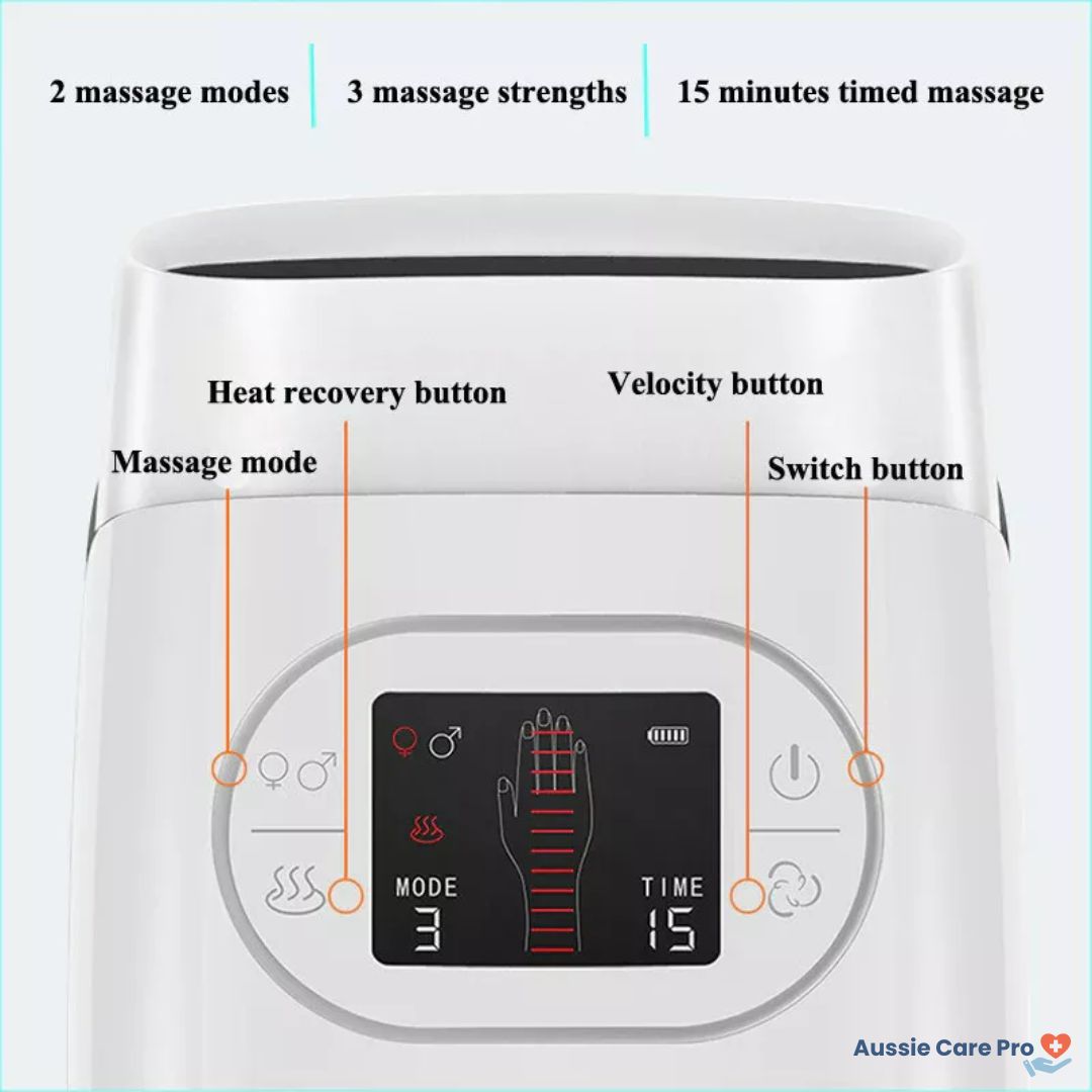 Multi-Care Hand Massager With Heat and Compression