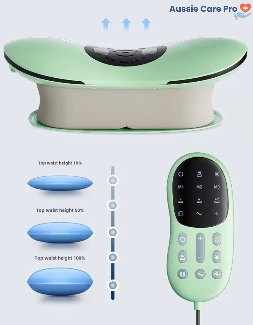 Rechargeable Electric Lumbar Traction Massager – Back Pain Relief & Spine Alignment Device