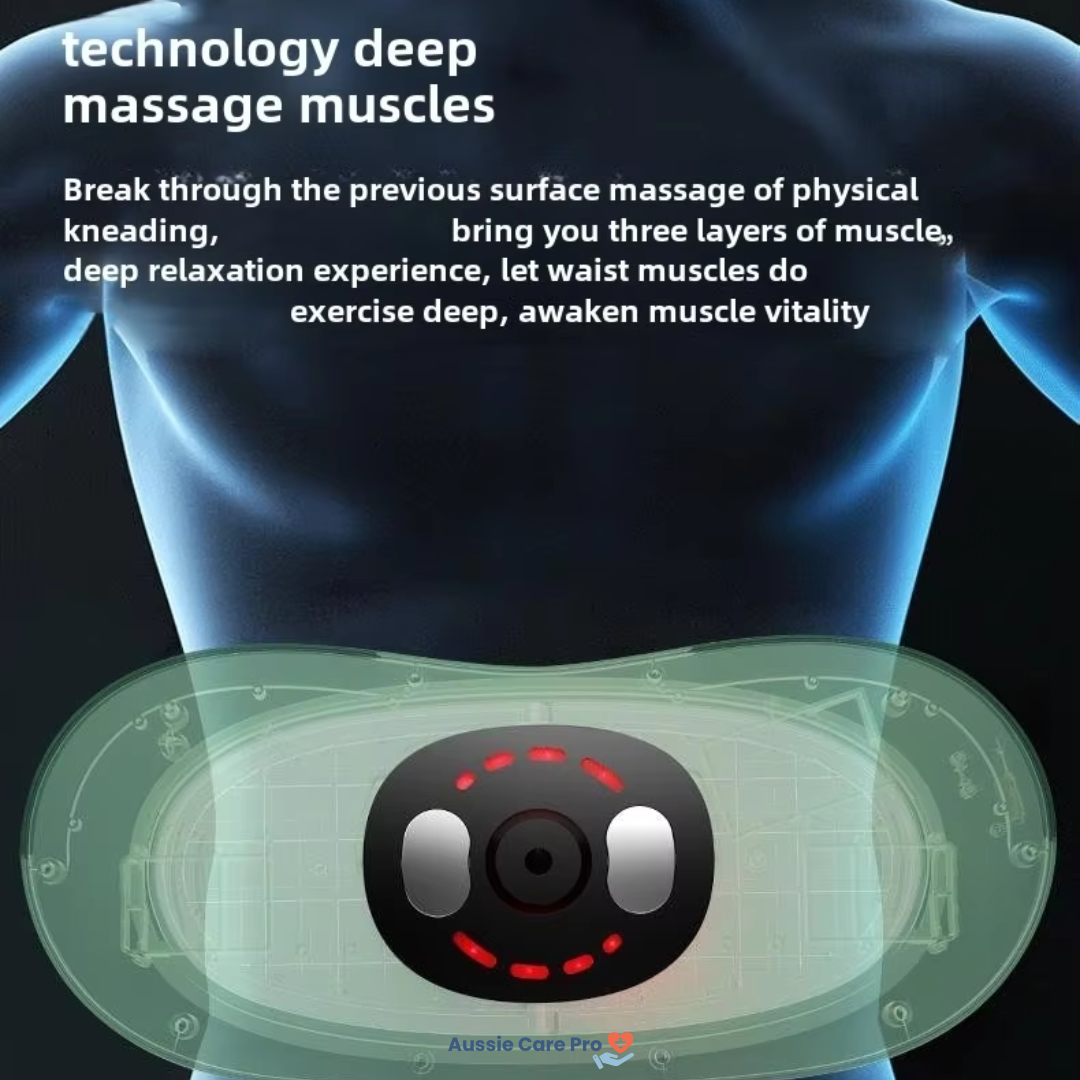 Rechargeable Electric Lumbar Traction Massager – Back Pain Relief & Spine Alignment Device