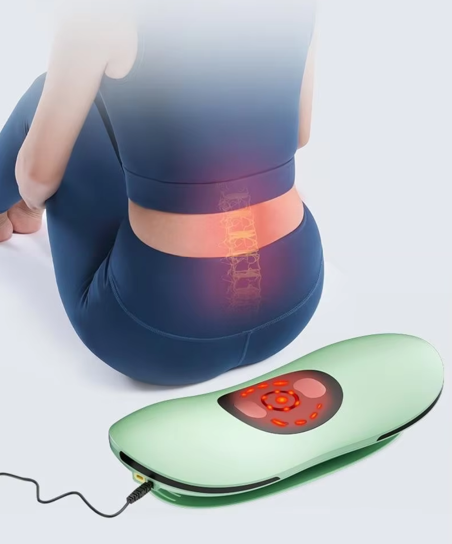 Rechargeable Electric Lumbar Traction Massager – Back Pain Relief & Spine Alignment Device