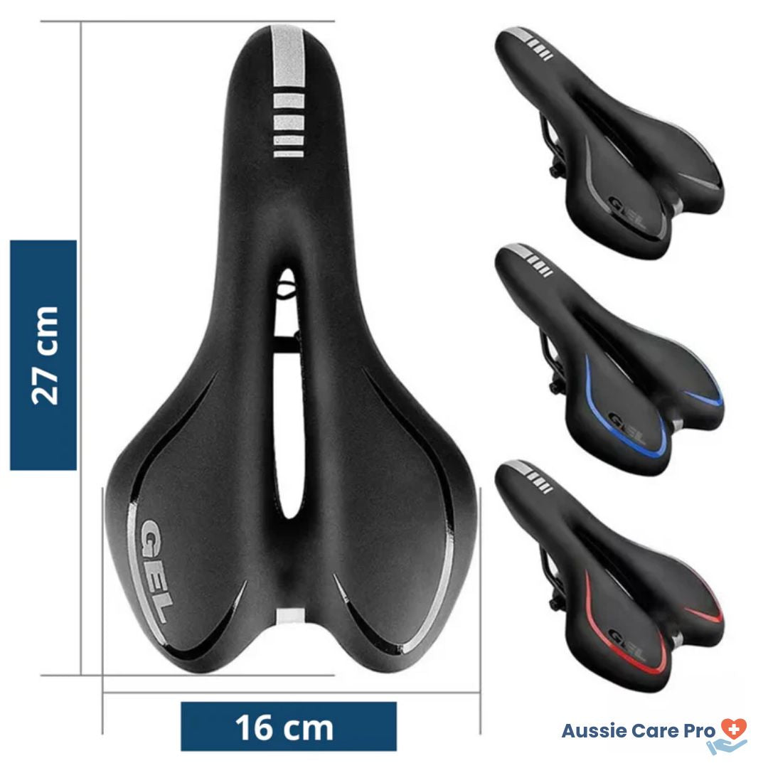 SpeedGel Comfort Bike Saddle – Gel Seat with Reflector