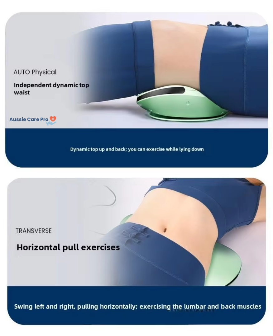 Rechargeable Electric Lumbar Traction Massager – Back Pain Relief & Spine Alignment Device