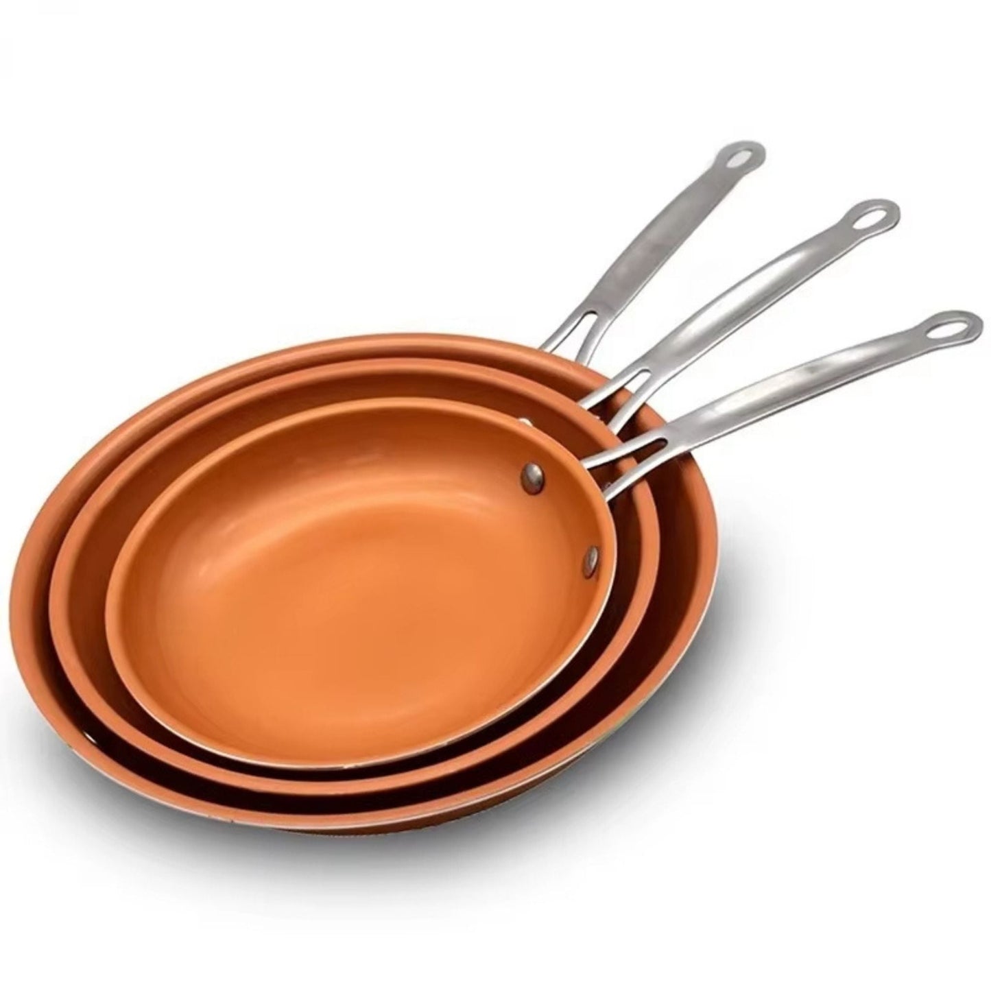 Deluxe Copper Frying Pan – Rapid-Heat Non-Stick Skillet, Oven & Induction Ready