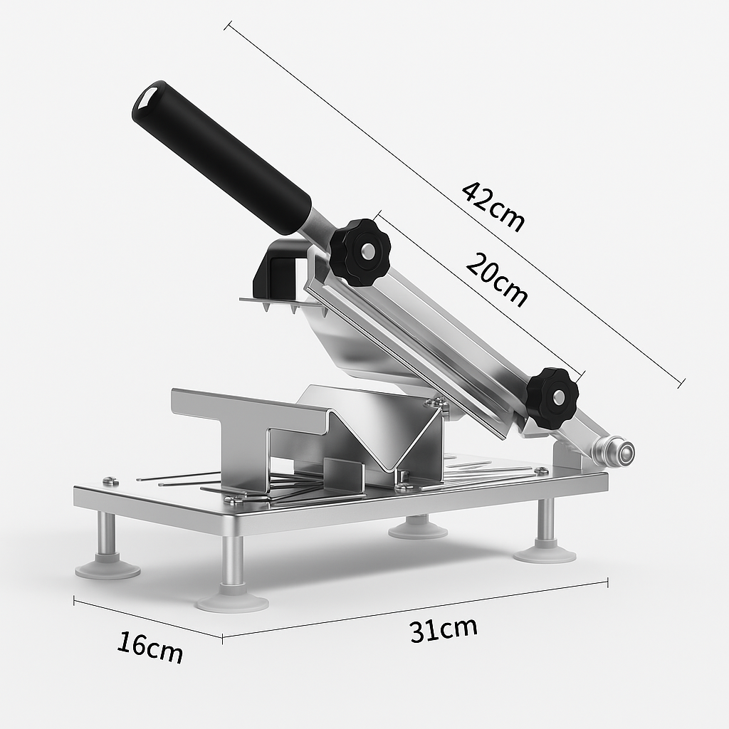 SlicePro – Stainless Steel Food Slicer for Home Use | Adjustable Thickness | Precision Cutting