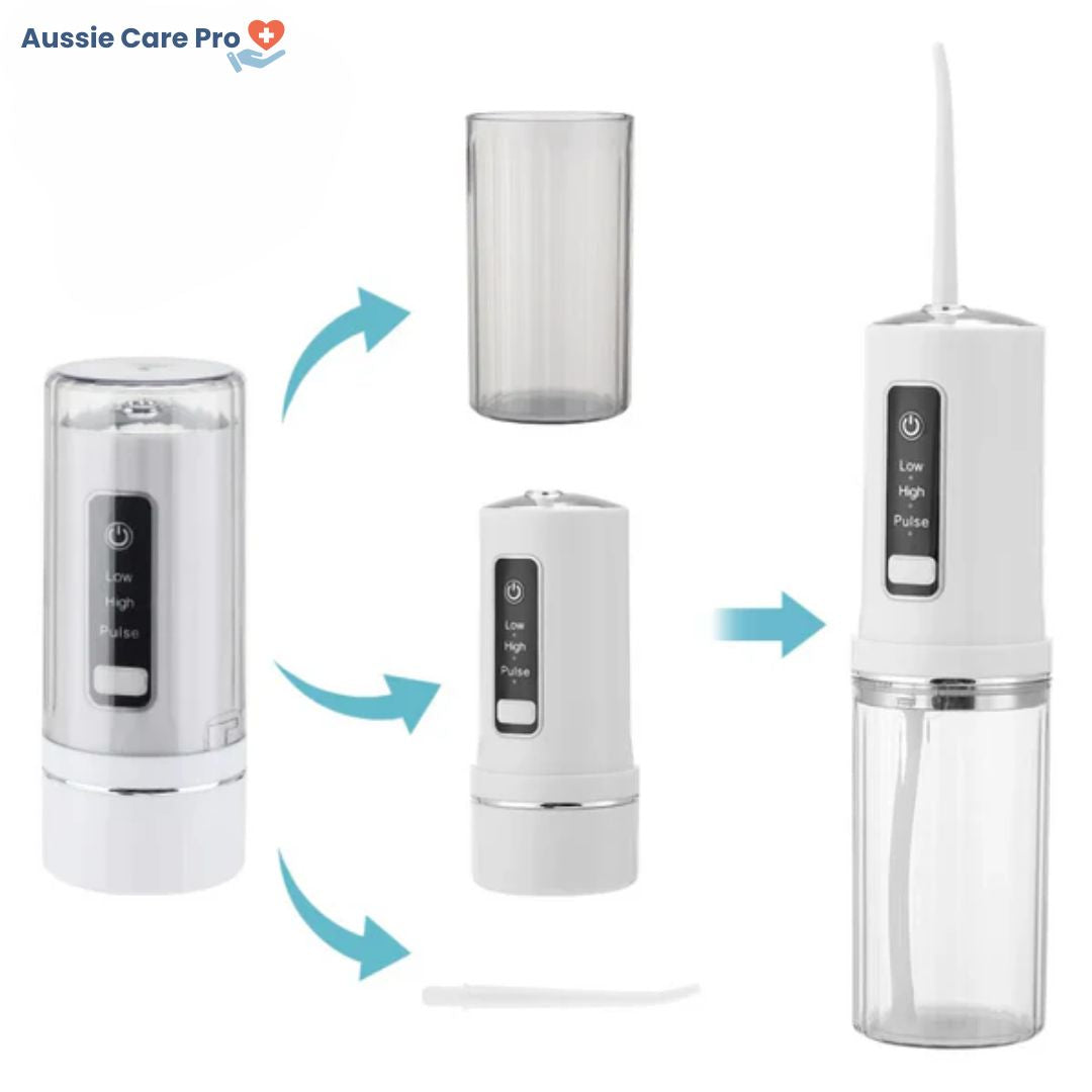 Cordless Dental Water Flosser – Portable Oral Irrigator