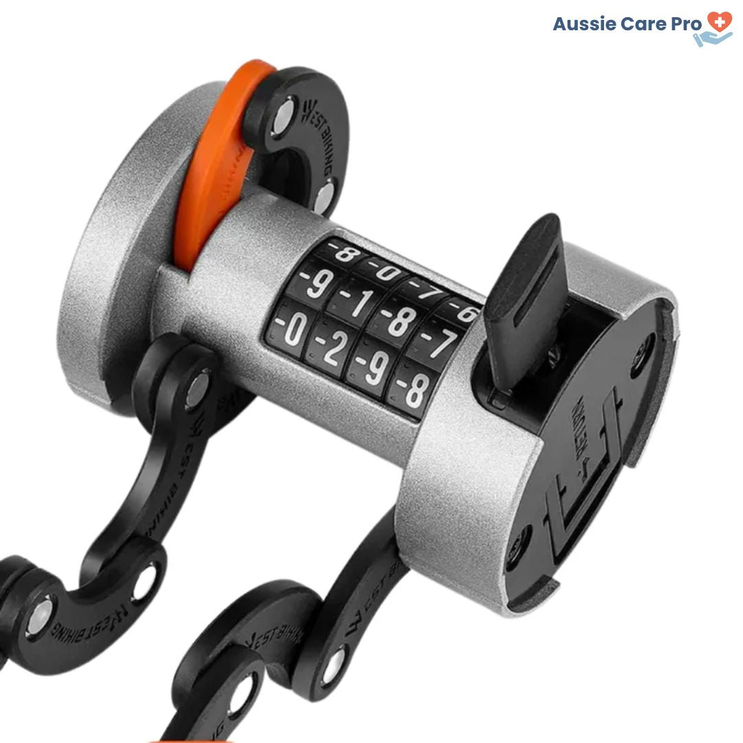 Smart Folding Bike Lock – Heavy Duty & Weatherproof