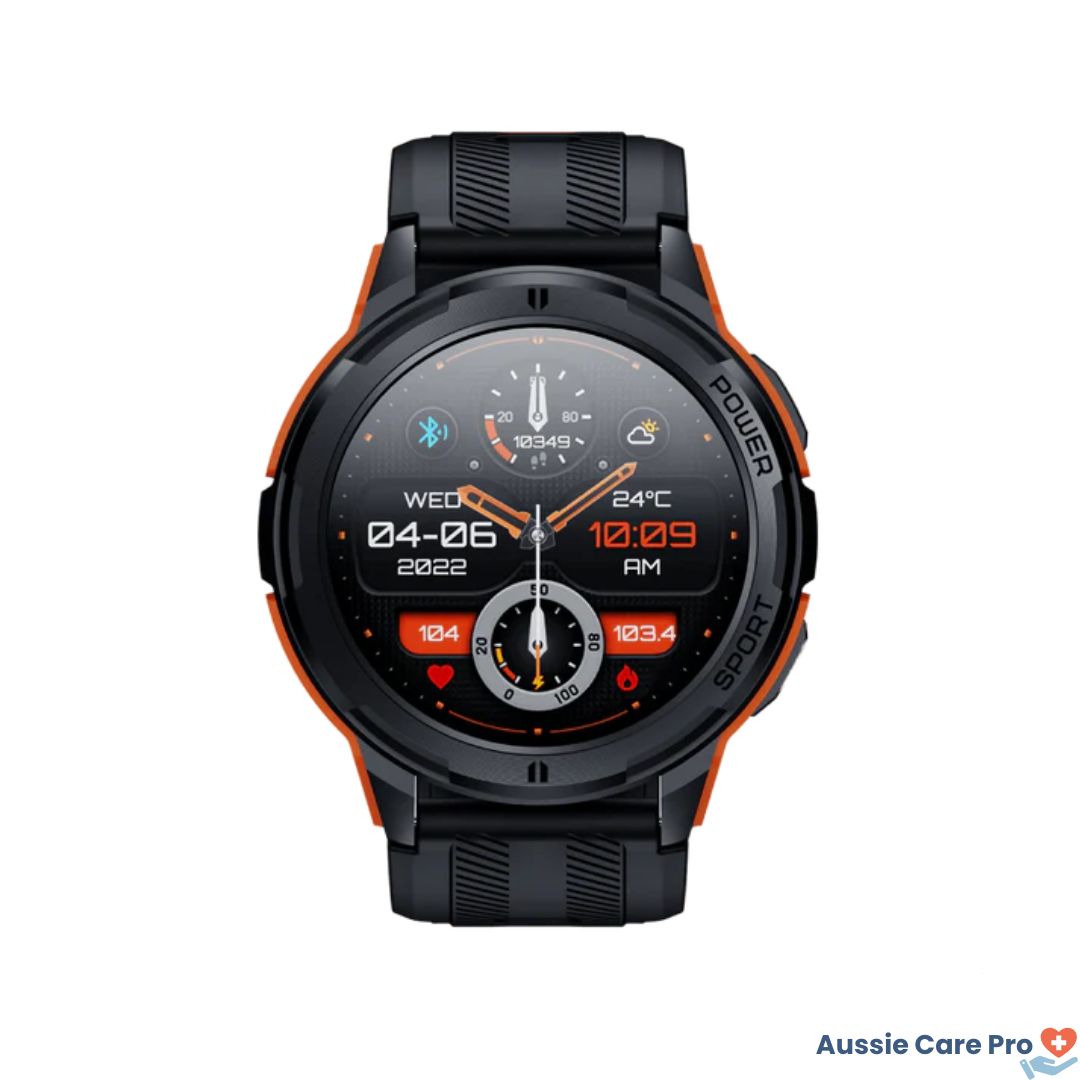 Tactical Smartwatch – Rugged Military-Grade with AMOLED Display