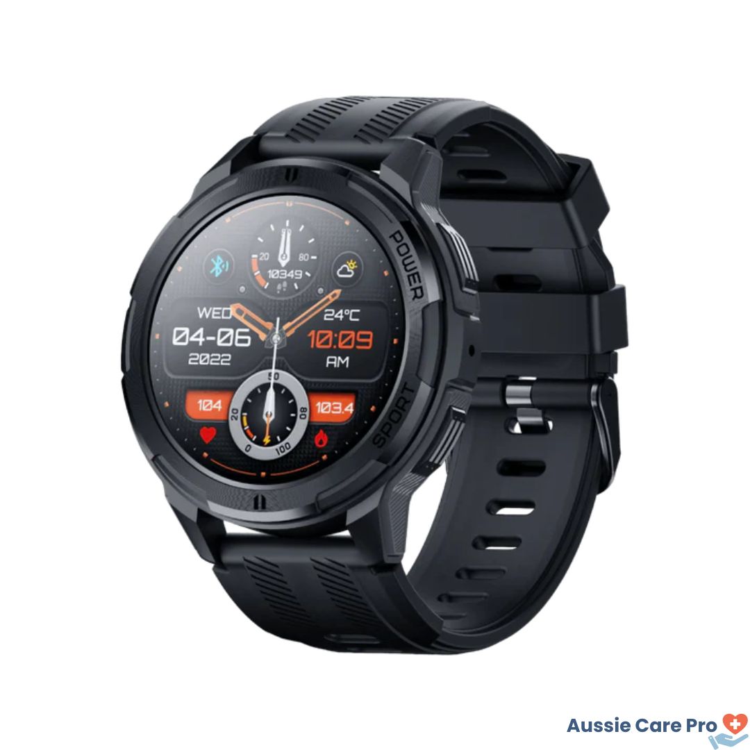 Tactical Smartwatch – Rugged Military-Grade with AMOLED Display