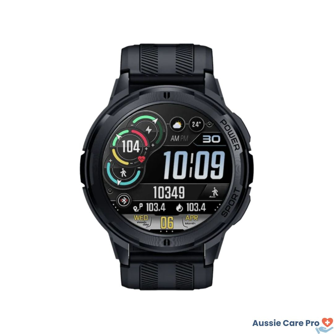 Tactical Smartwatch – Rugged Military-Grade with AMOLED Display