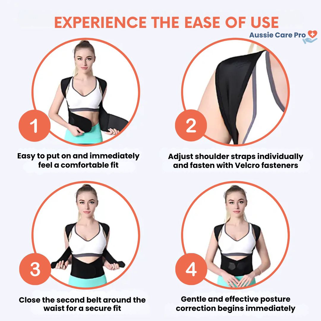 Posture Corrector V2 Pro – Advanced Back Support for Pain Relief & Perfect Alignment