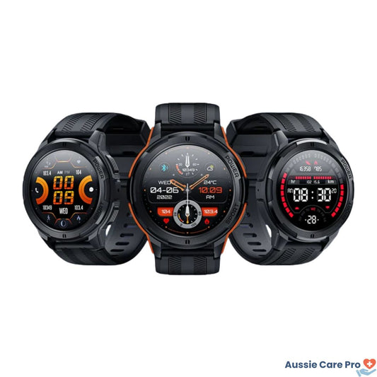 Tactical Smartwatch – Rugged Military-Grade with AMOLED Display