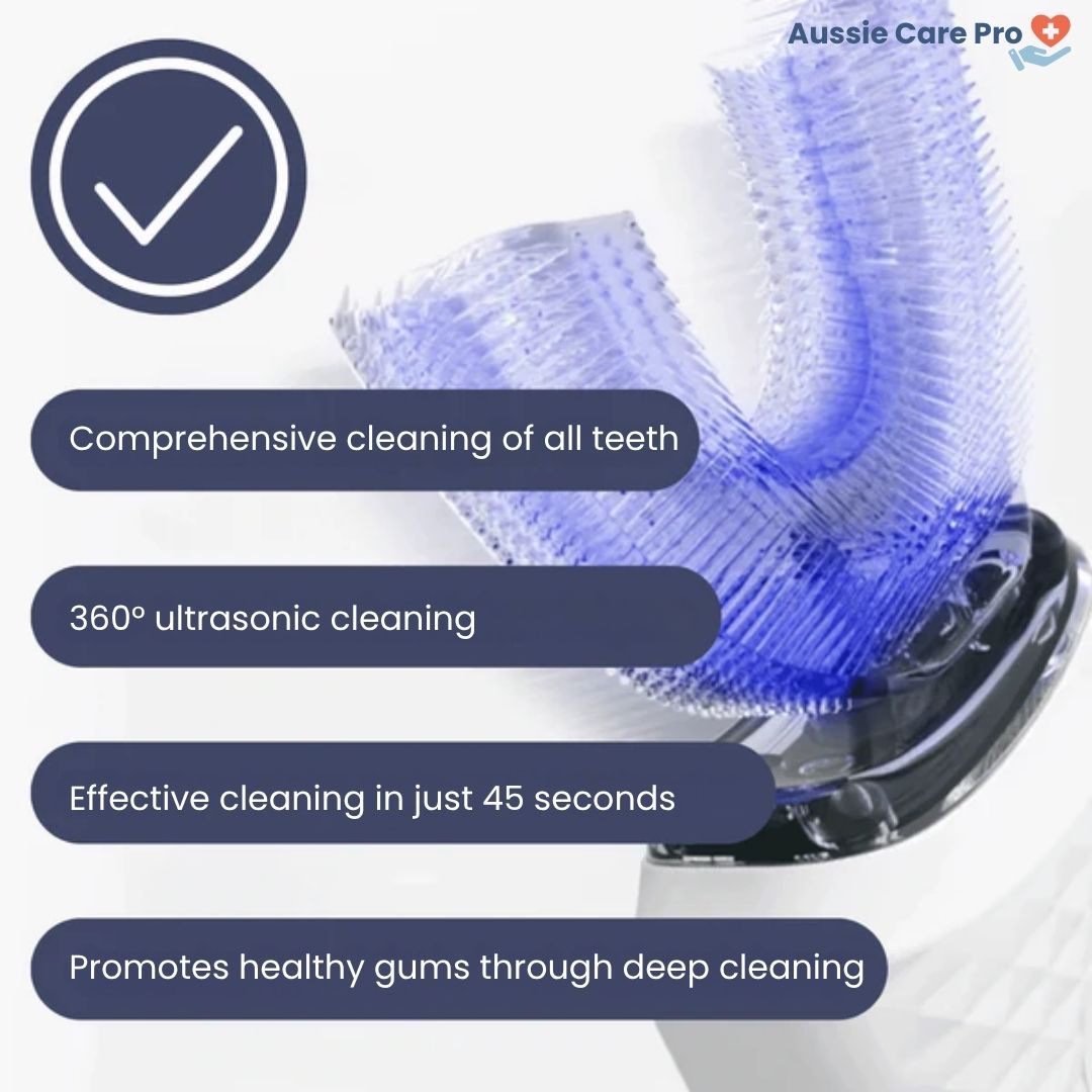 PureClean 360 – Smart Sonic Toothbrush with 360° Deep Cleaning Technology