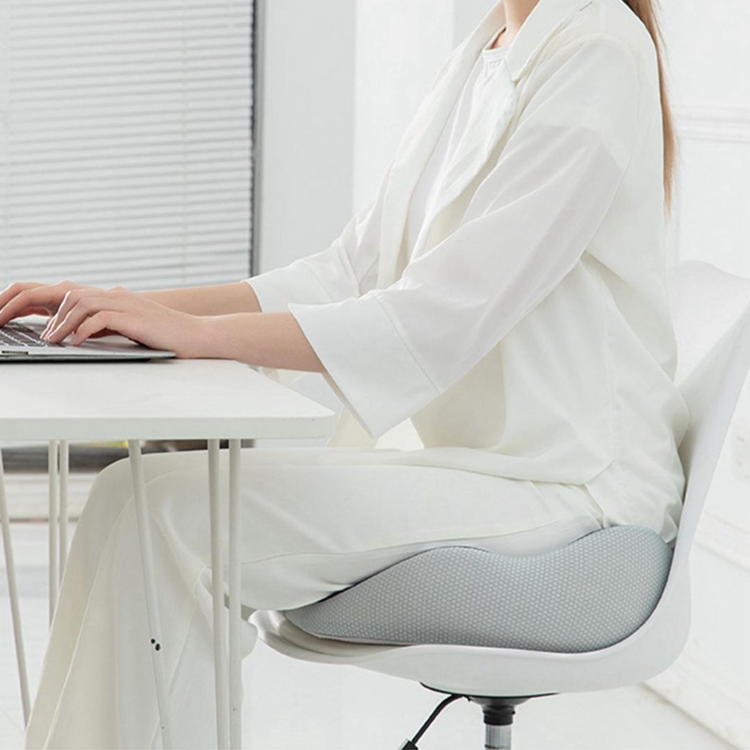 Adjustable Memory Foam Sit Bone Relief Seat Cushion