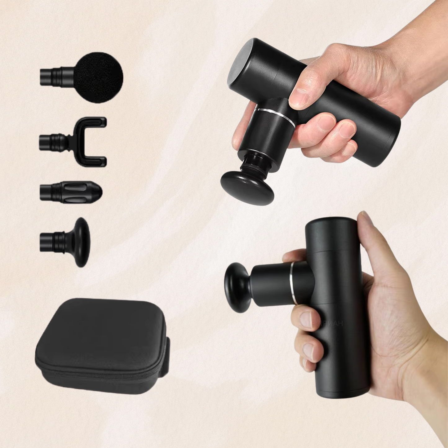 PulseMini Massage Gun – Portable Deep Tissue Muscle Massager with SilentTech & 4-Speed Intensity