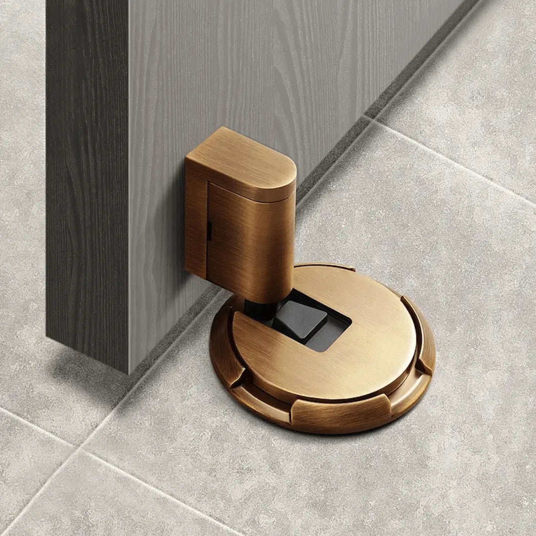 HoldMate Magnetic Door Stopper – No-Drill Installation, Strong Hold & Sleek Design