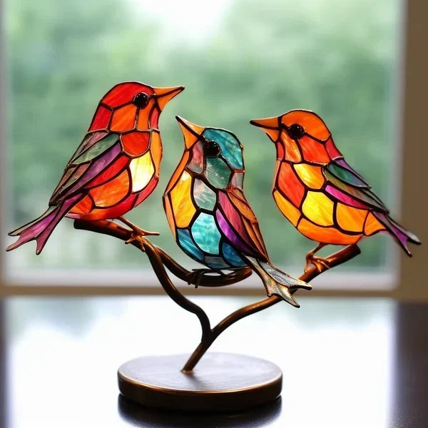Oryxen – Handcrafted Glass Bird Sculpture | Elegant Home Art Decor