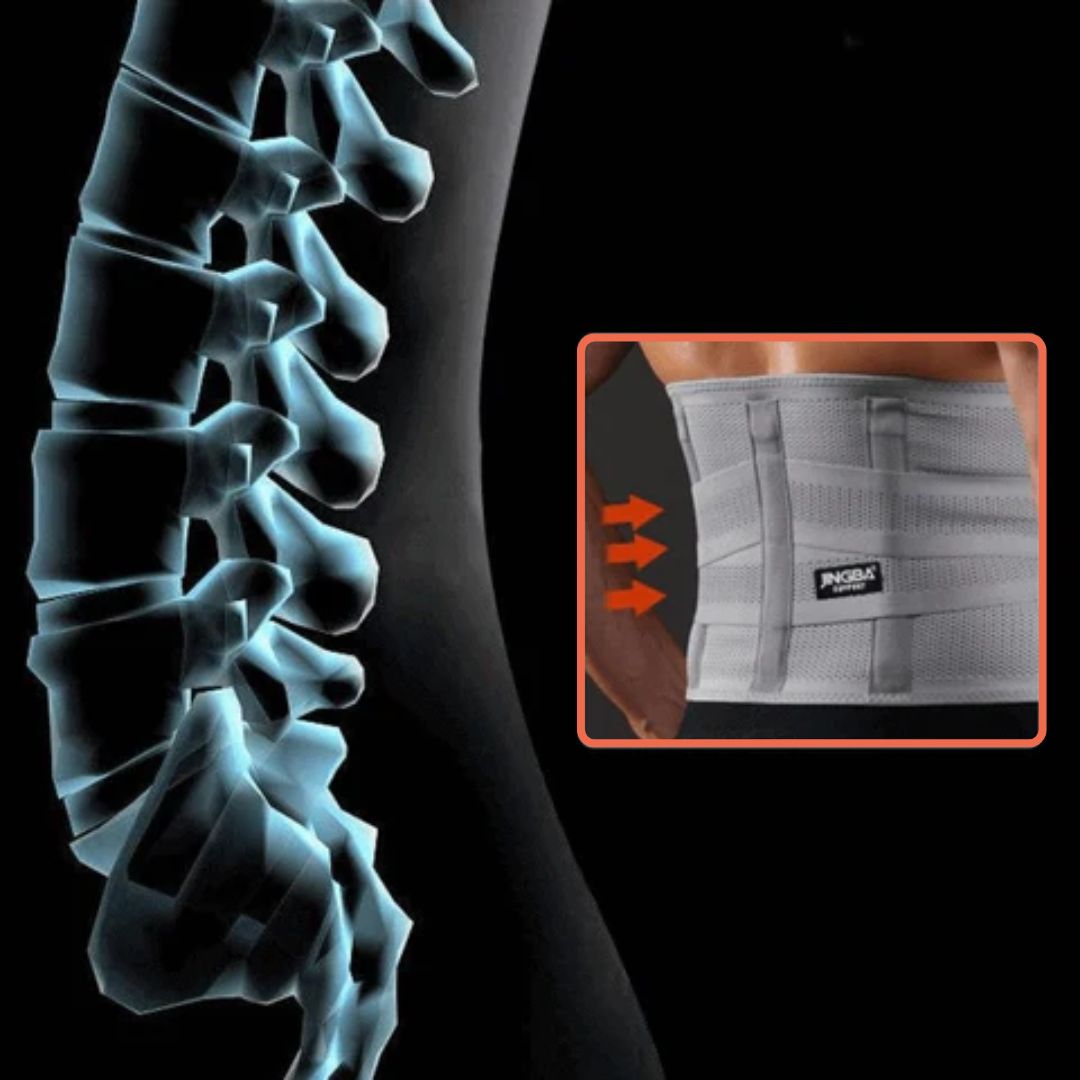 Premium Lumbar Support Belt – Lower Back Pain Relief & Posture Correction - Ultimate Comfort & Support