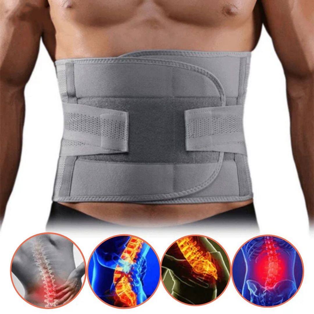 Premium Lumbar Support Belt – Lower Back Pain Relief & Posture Correction - Ultimate Comfort & Support
