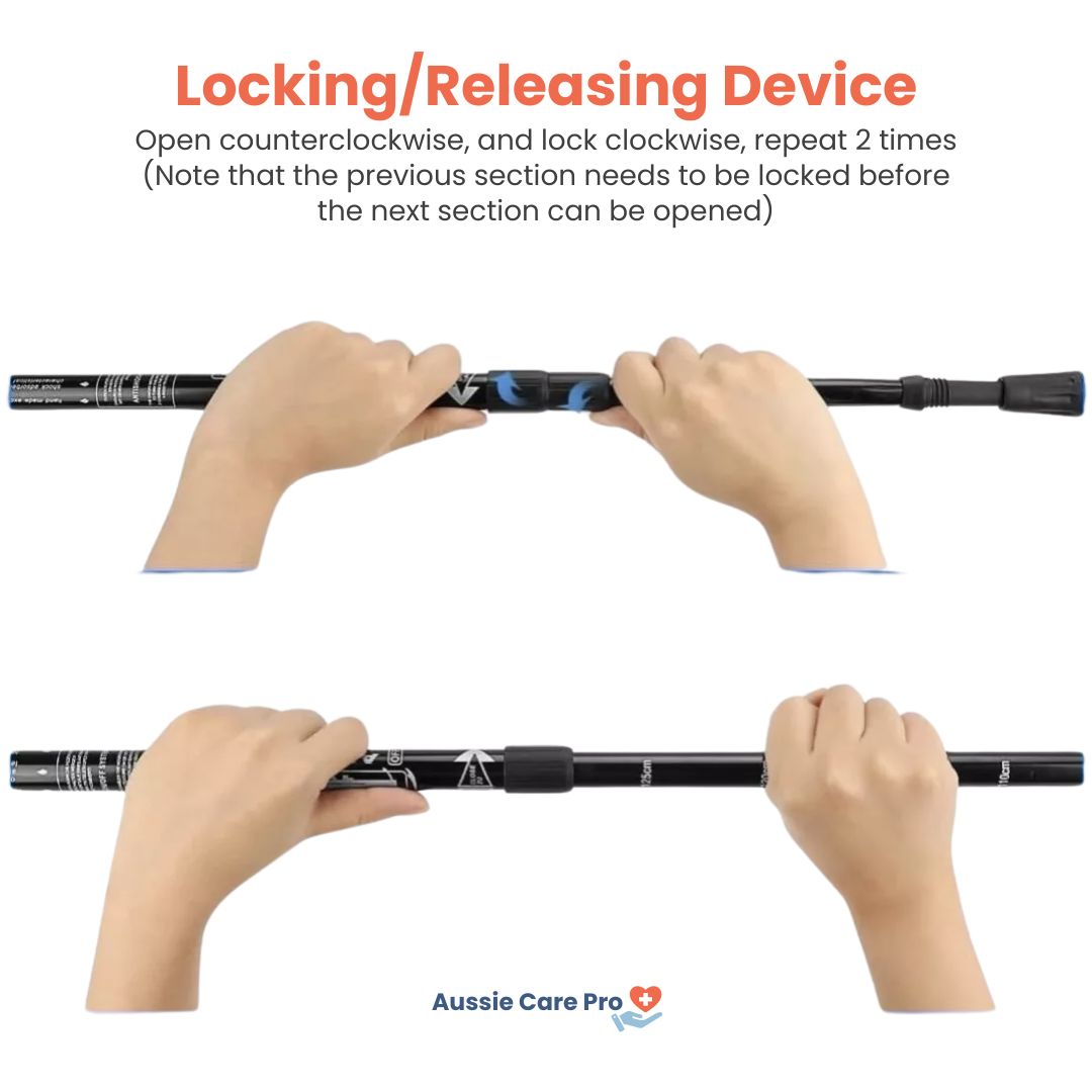 Premium Adjustable Trekking Poles – Lightweight, Shock-Absorbing Hiking Sticks for All Terrains