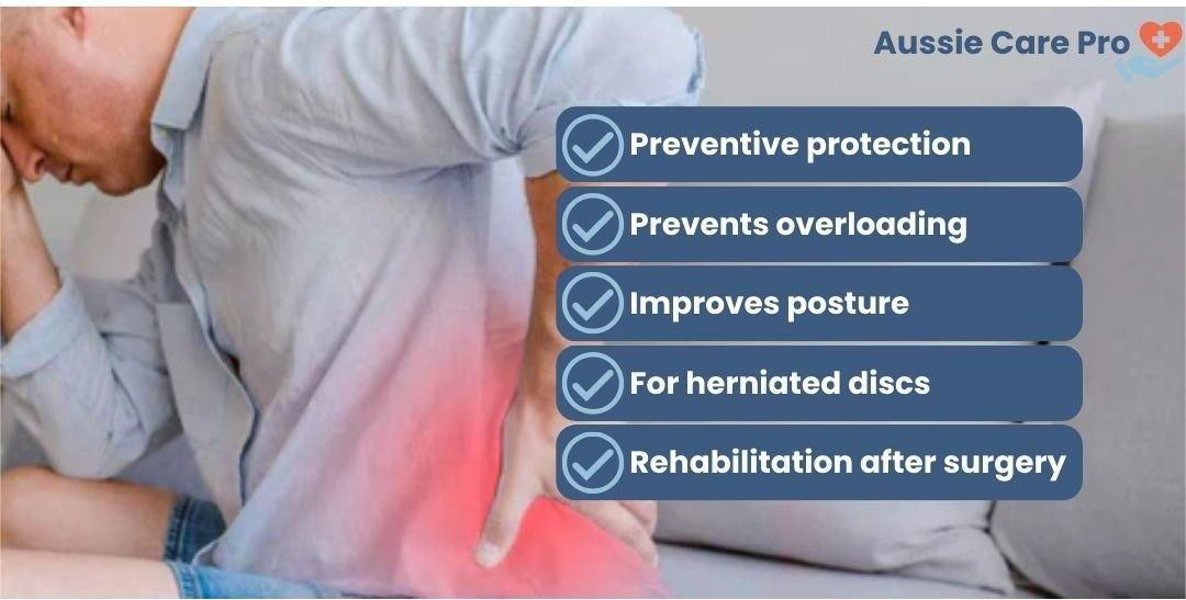 Premium Lumbar Support Belt – Lower Back Pain Relief & Posture Correction - Ultimate Comfort & Support