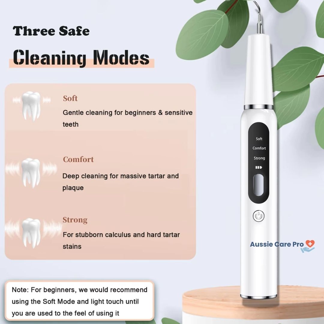 Ultrasonic Dental Plaque Remover – Rechargeable & Professional Teeth Cleaning
