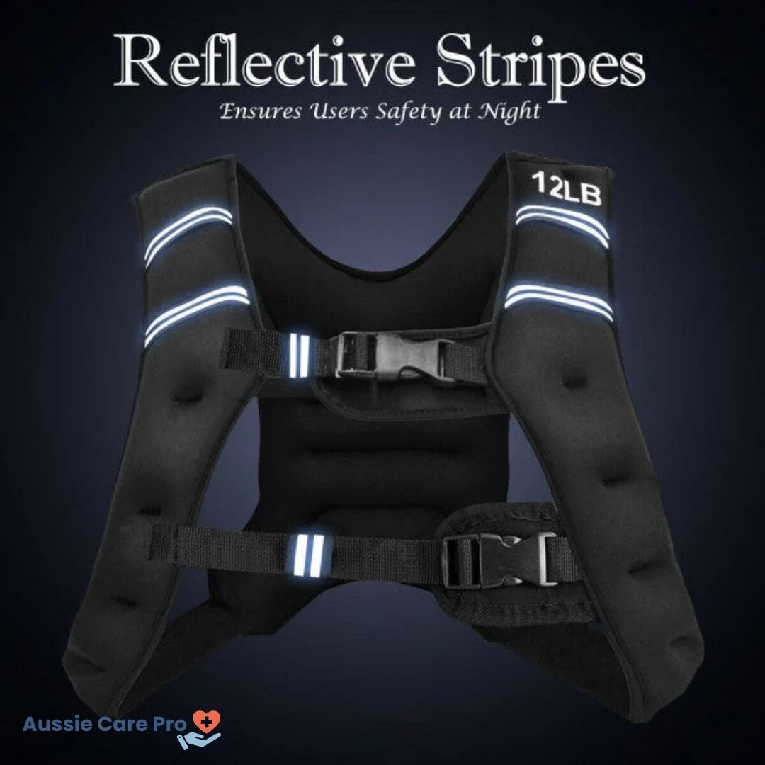 Adjustable Weighted Vest – Breathable Strength Training & Running Gear