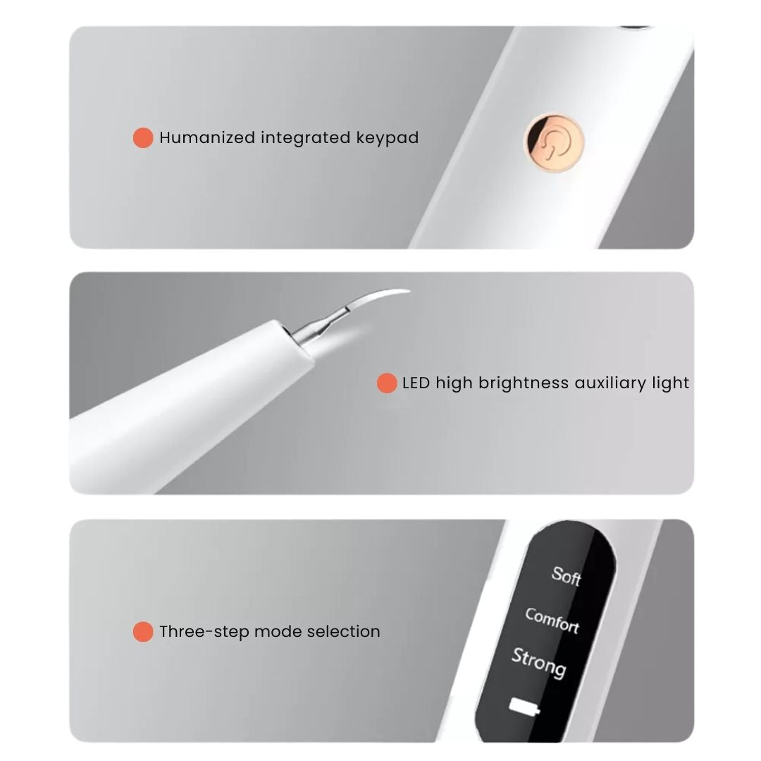 Ultrasonic Plaque & Tartar Remover – Professional Dental Cleaner for a Bright, Healthy Smile