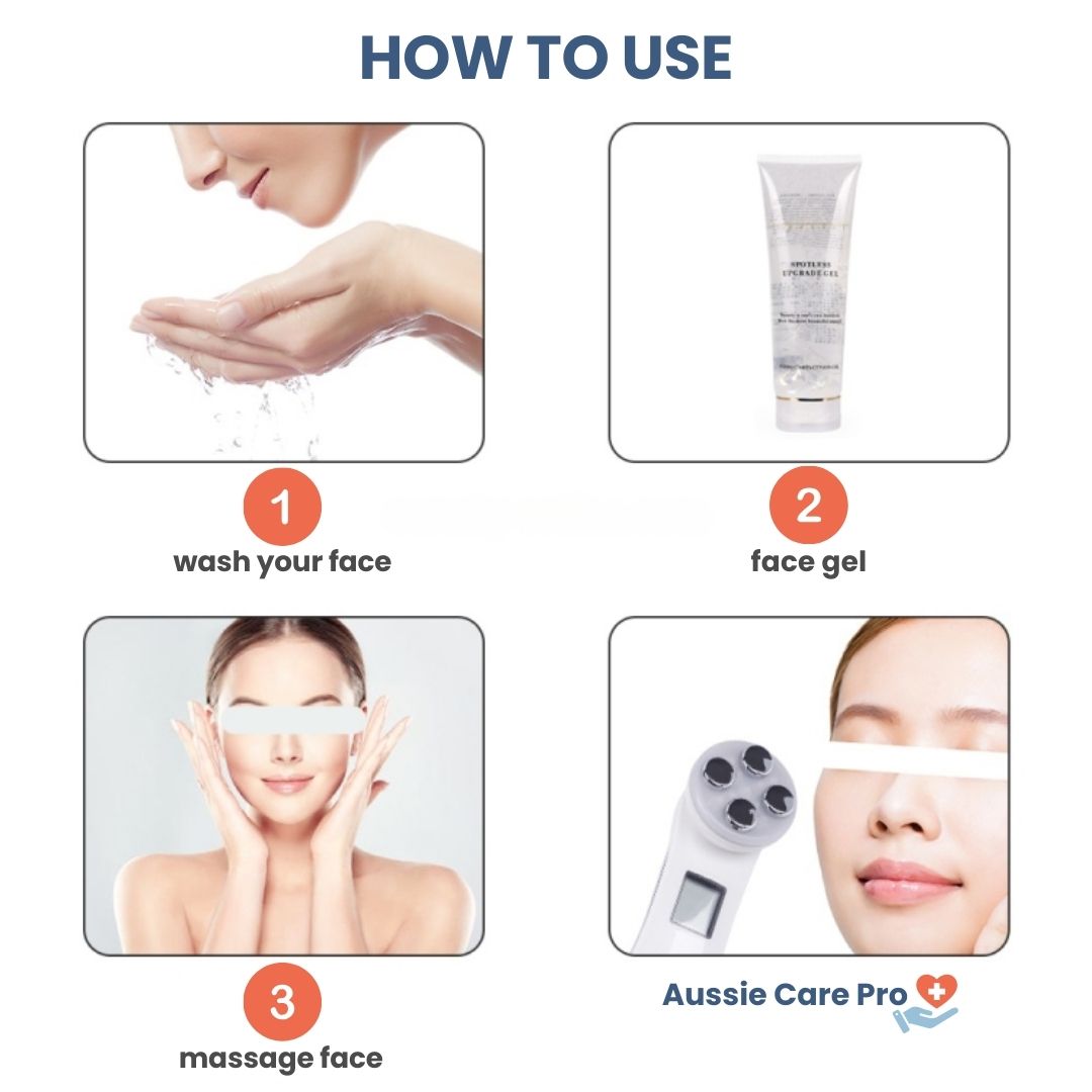 Advanced Anti-Aging Derma Beautifier – LED Skin Tightening & Rejuvenation Device