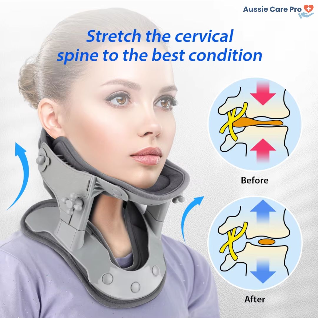 Professional Neck Traction Device with Heat