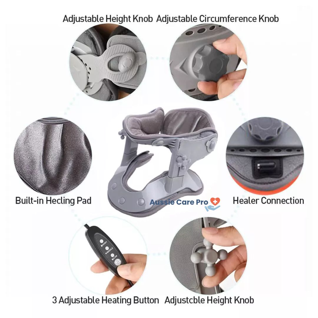 Professional Neck Traction Device with Heat