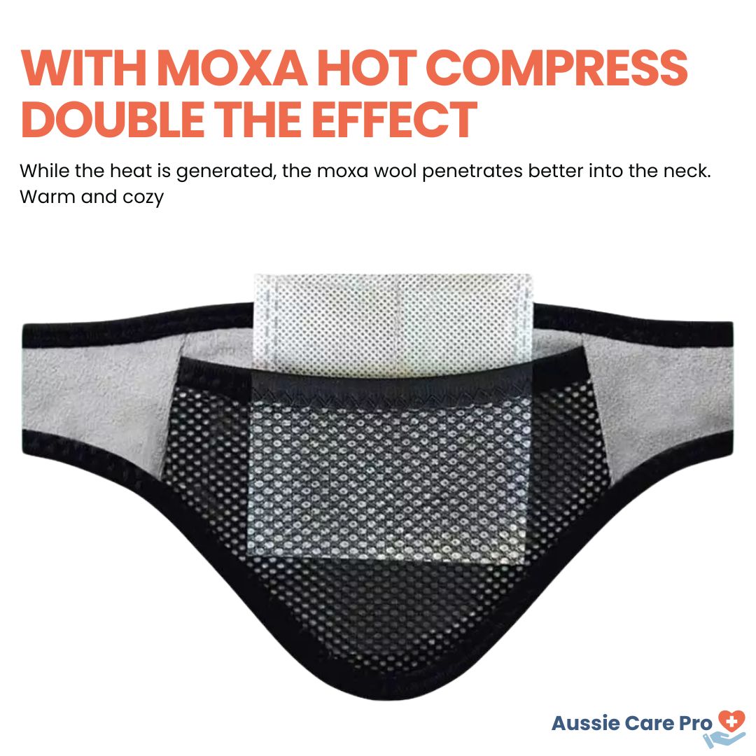 Heated Neck Wrap for Pain Relief – Adjustable, Soothing Heat Therapy for Neck & Shoulder Tension