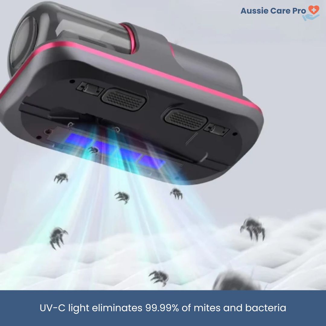 Mite & Mattress Vacuum – UV Sterilising Handheld Cleaner
