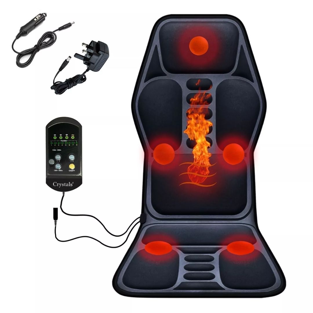 Electric Full Body Massage Cushion – Heated Vibrating Chair Pad