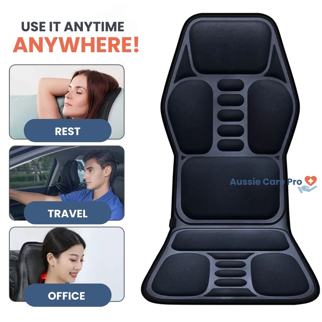 Electric Full Body Massage Cushion – Heated Vibrating Chair Pad