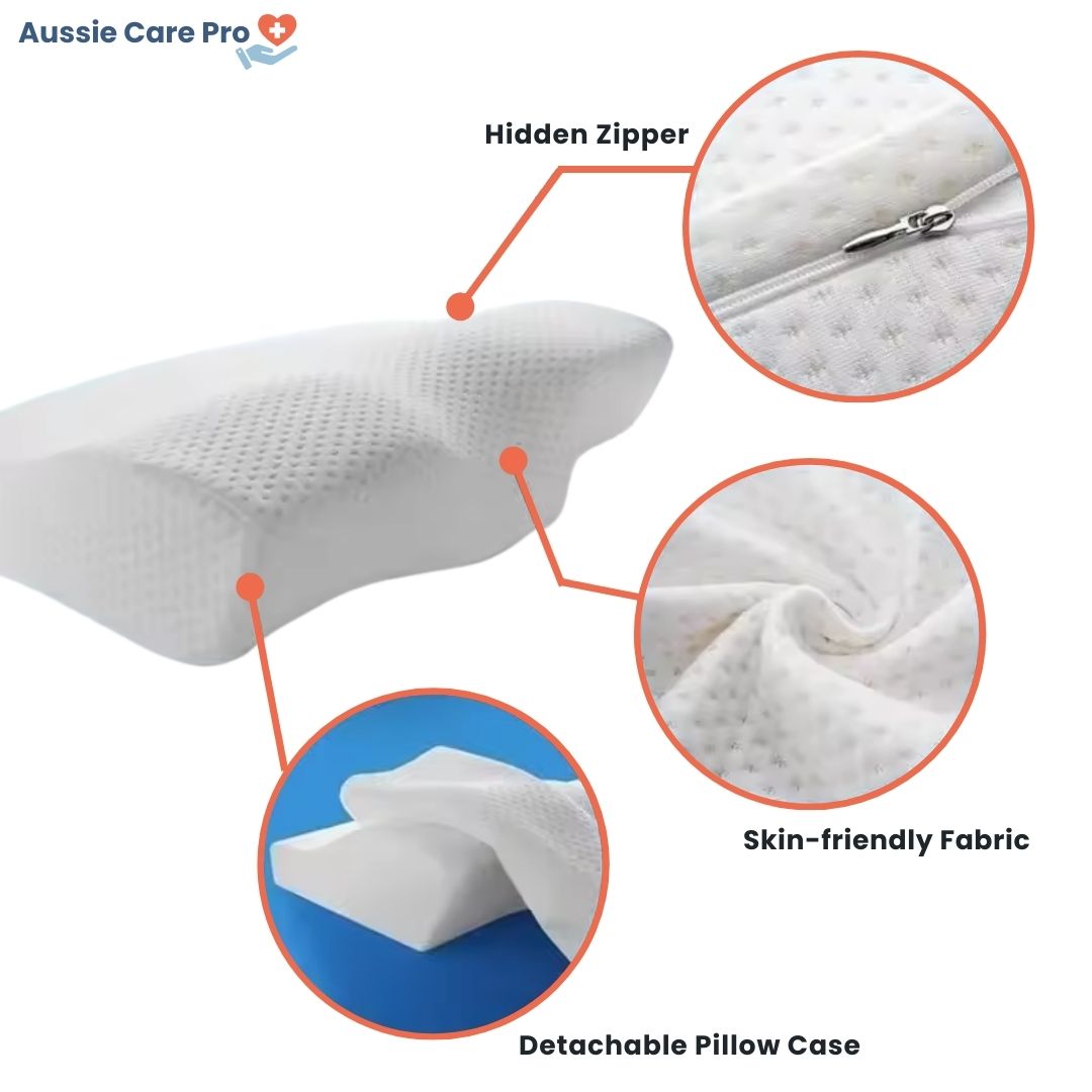 Ergonomic Memory Foam Cervical Pillow – Ultimate Neck & Spine Support for Deep Sleep