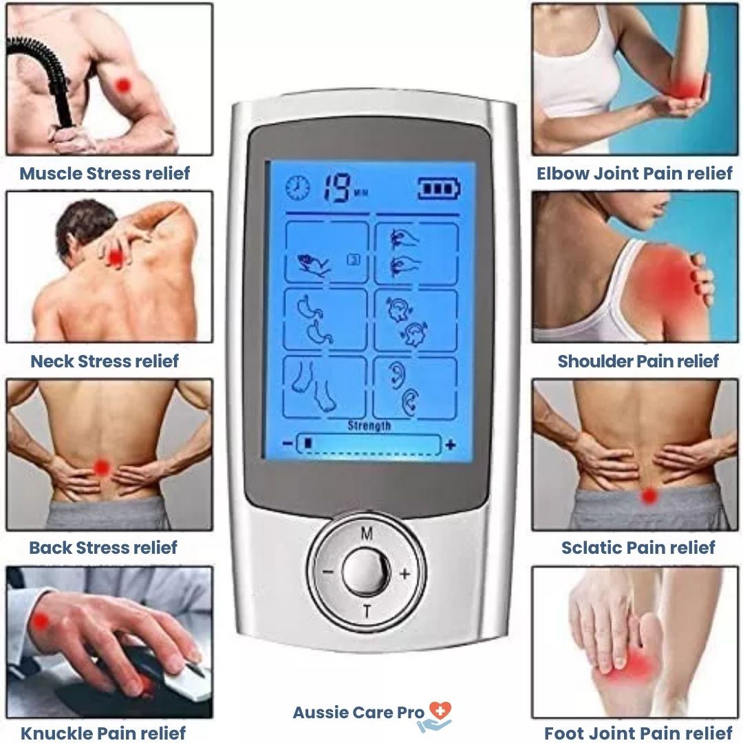 TENS EMS Electro Stimulator – Pain Relief & Muscle Recovery Device