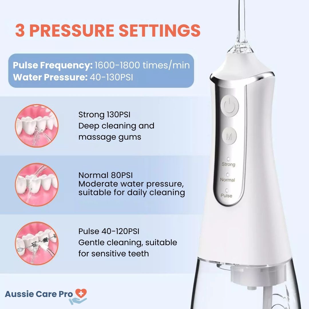 Cordless Water Flosser for Teeth – High-Pressure Oral Irrigator