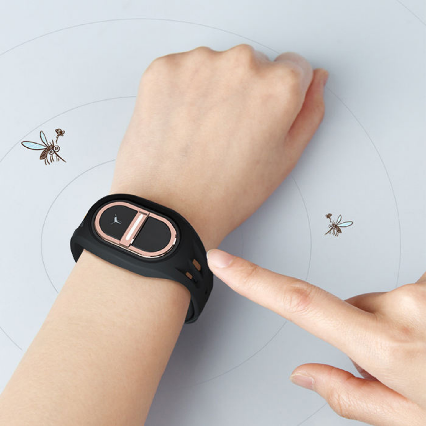 BuzzShield – Ultrasonic Mosquito Repellent Wristband | Chemical-Free Insect Protection