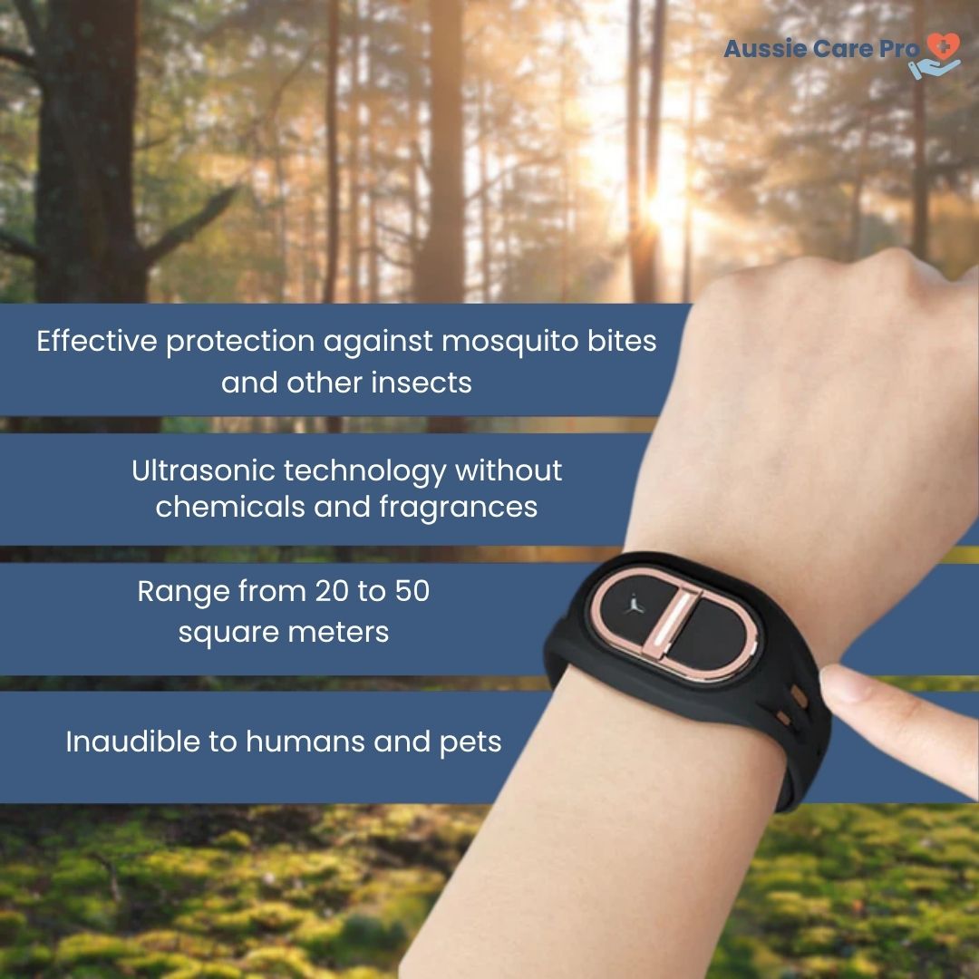 BuzzShield – Ultrasonic Mosquito Repellent Wristband | Chemical-Free Insect Protection
