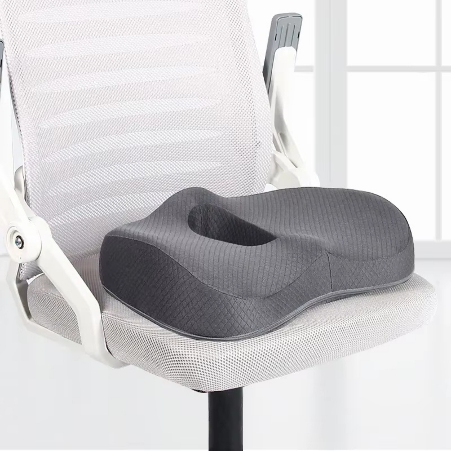 Memory Foam Seat Cushion – Tailbone & Lower Back Support Pad