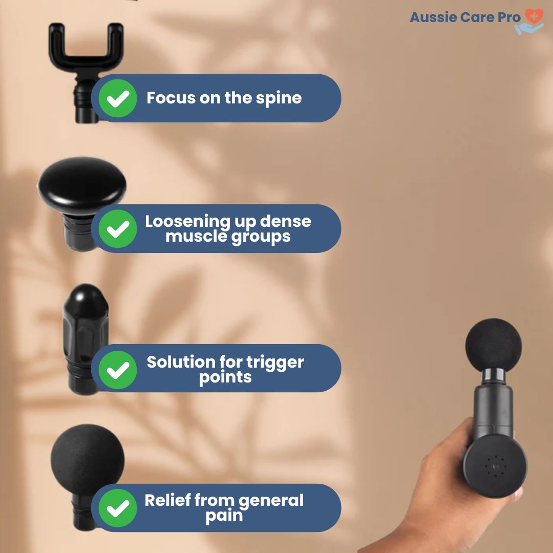 PulseMini Massage Gun – Portable Deep Tissue Muscle Massager with SilentTech & 4-Speed Intensity