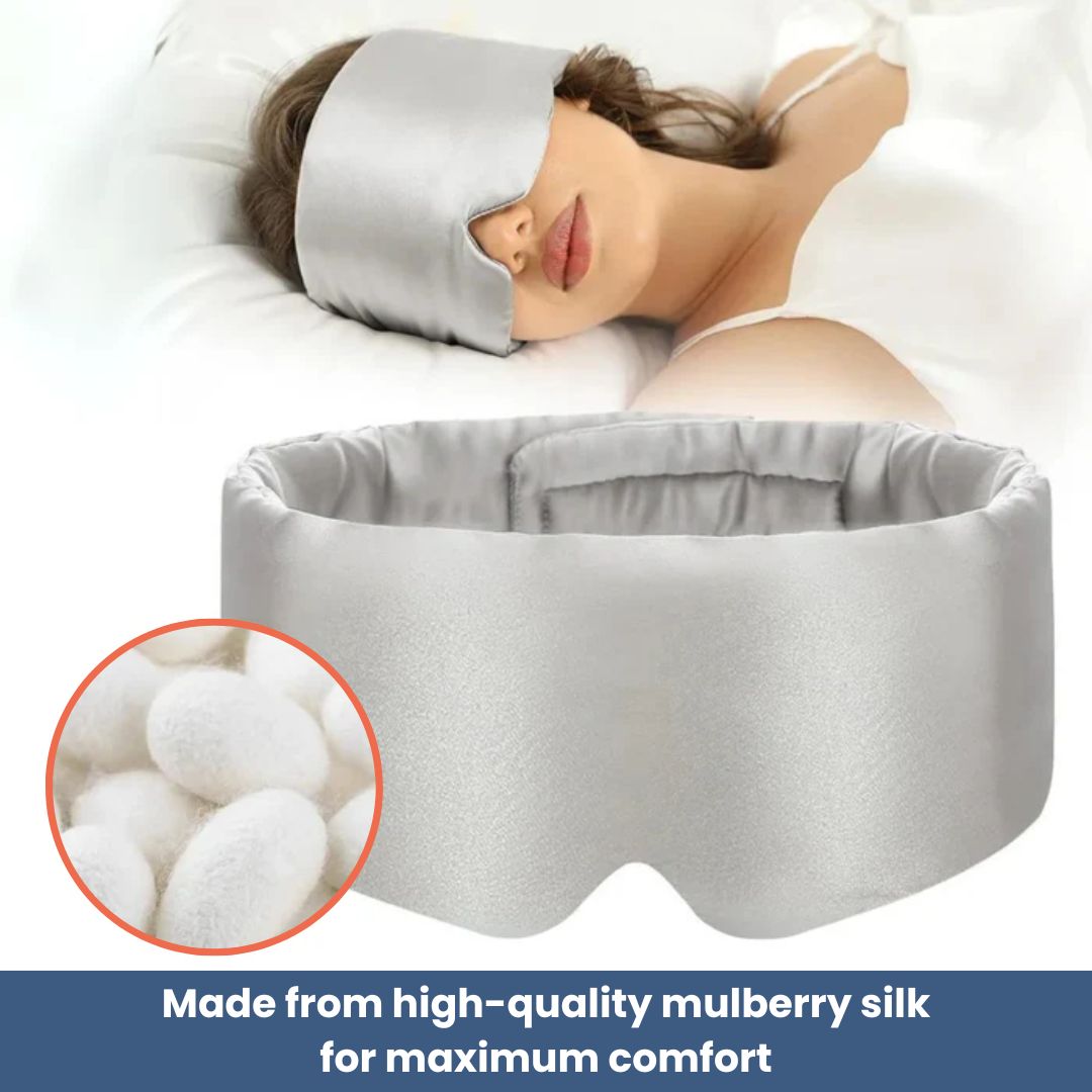 DreamSilk Sleep Mask – Total Darkness, Total Comfort