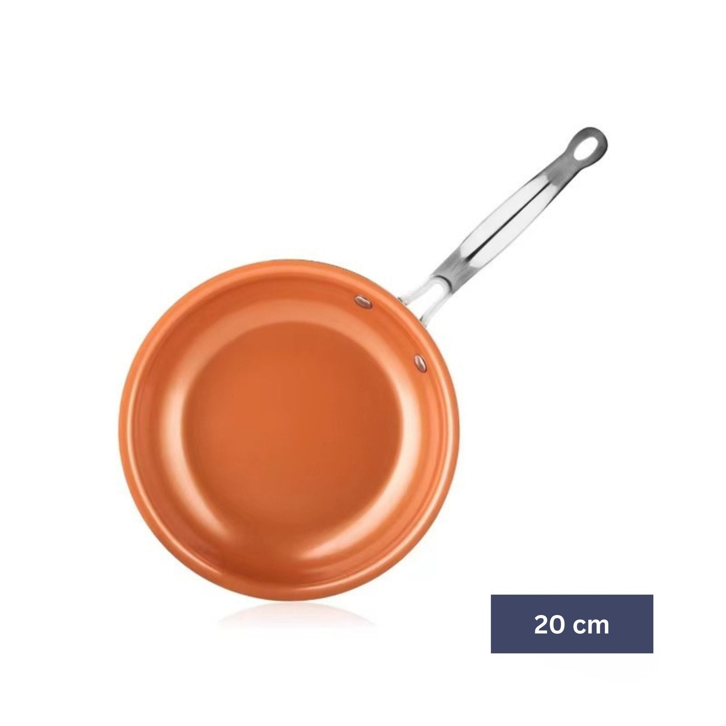 Deluxe Copper Frying Pan – Rapid-Heat Non-Stick Skillet, Oven & Induction Ready