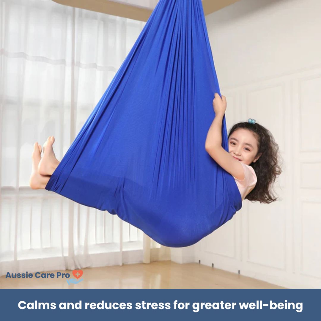 CalmFlow Therapeutic Swing – Soothing Support for Kids' Focus & Wellbeing