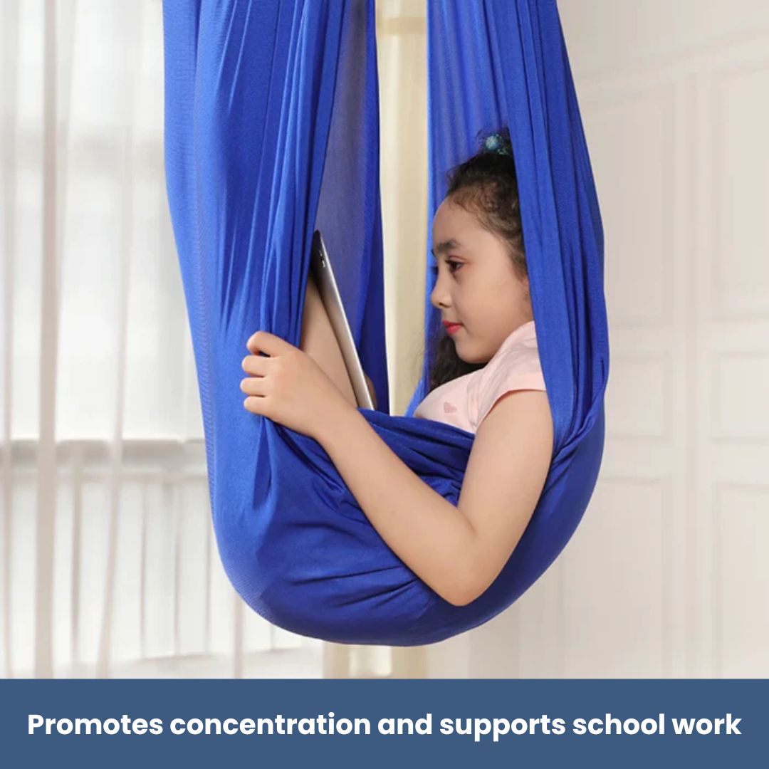 CalmFlow Therapeutic Swing – Soothing Support for Kids' Focus & Wellbeing