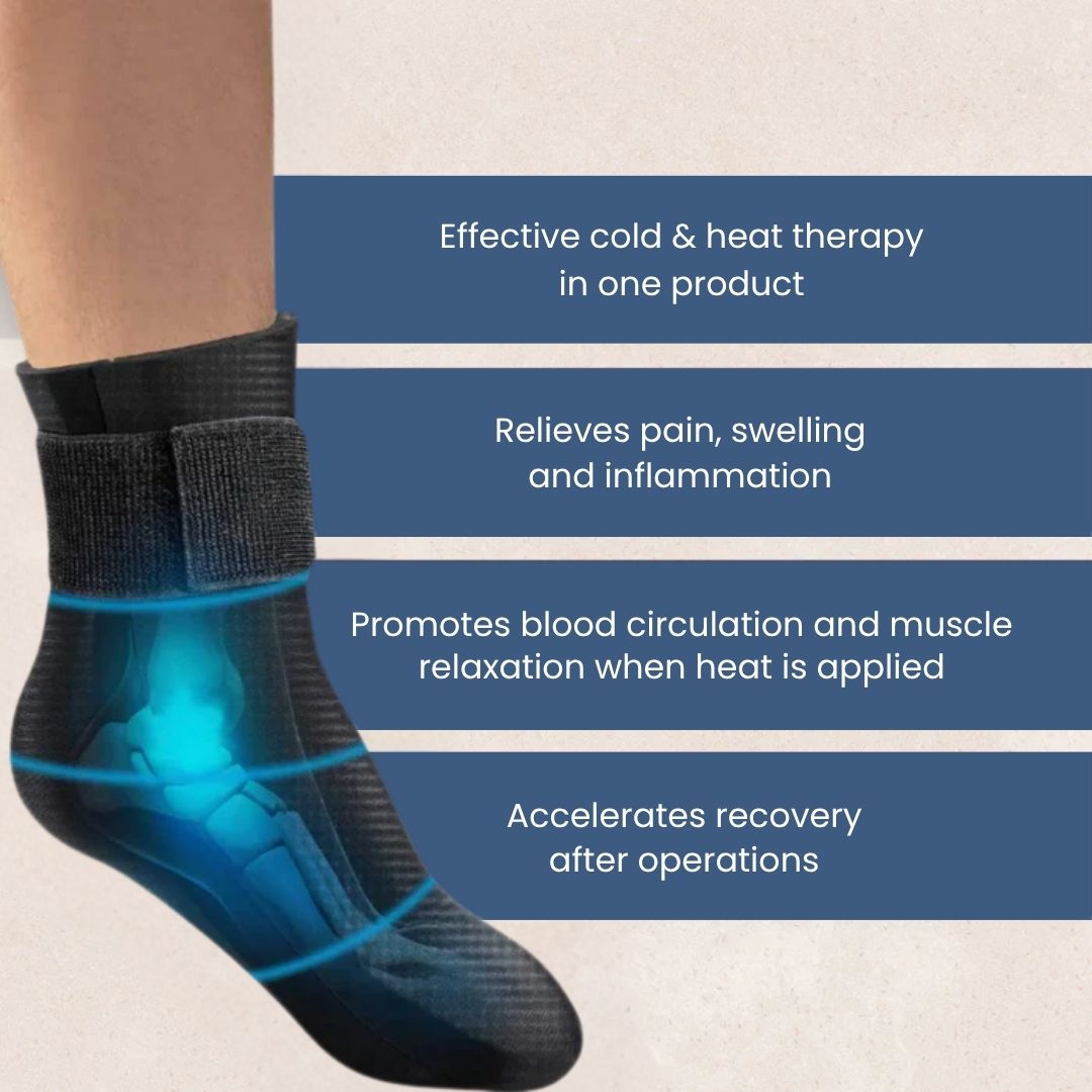ThermaSoothe – Hot & Cold Foot Therapy Wrap for Pain & Swelling Relief