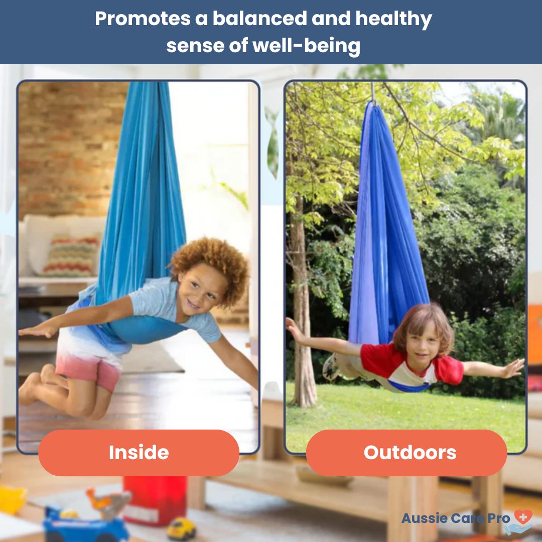 CalmFlow Therapeutic Swing – Soothing Support for Kids' Focus & Wellbeing