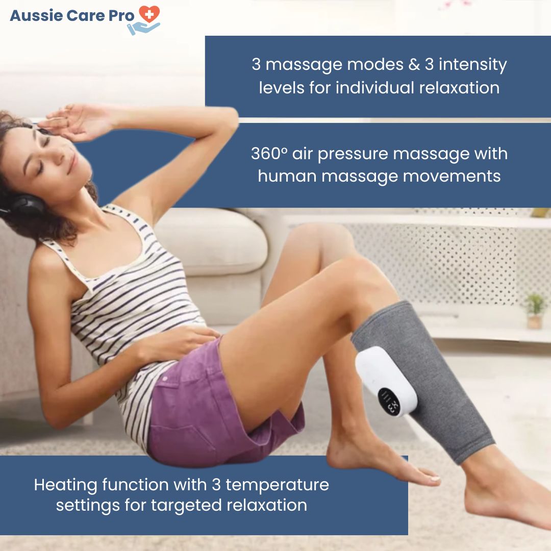 3-in-1 Leg Massager – Compression & Heat Therapy